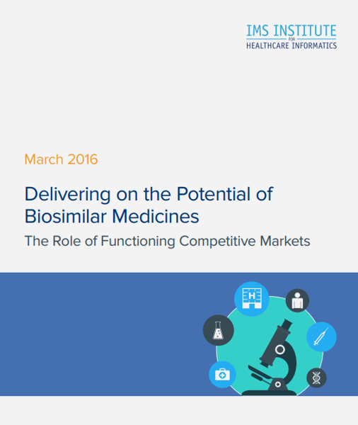 Delivering on the potential of biosimilar medicines’ (2016)