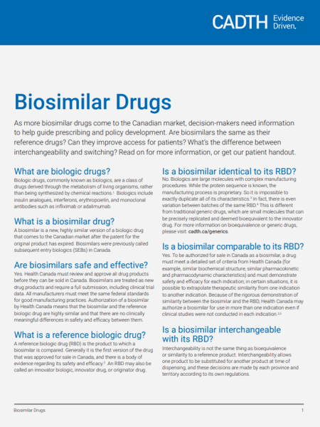 Biosimilar Drugs